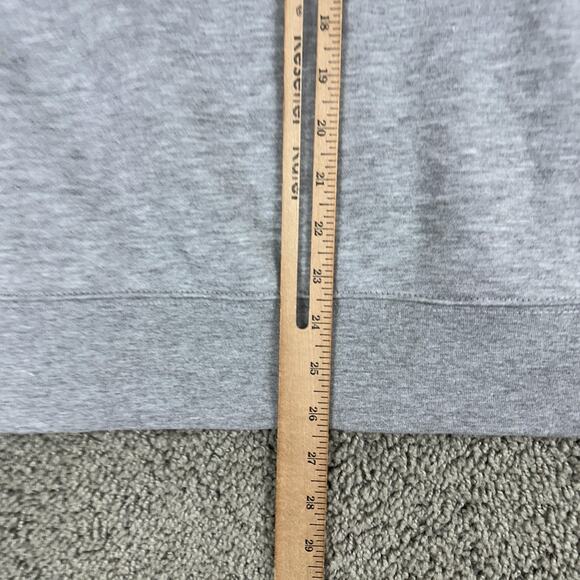 AND1 Hoodie Mens Small Heather Gray Pullover Embroidered Basketball Fleece Logo - Picture 9 of 12